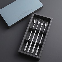 그레이스 롱티스푼&롱포크 세트 4p 답례품 돌잔치 결혼식 행사선물