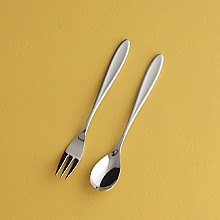 소울실버 이니셜 티스푼포크 돌답례품 결혼 칠순 기념 선물
