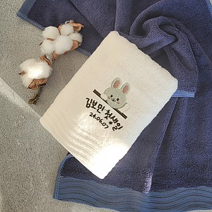 [돌답례품/돌잔치답례품/돌답례타올]<br>[名品] 스웨그 죽사(대나무) 타올 (180g) Bambu swag towel (KC인증)