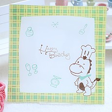 쿠킹 그린 강화유리 대접시 돌답례품 용띠아가 돌잔치 답례품