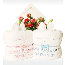 엽기 토깽이 극세사 장타올*투명봉투 무료포장*